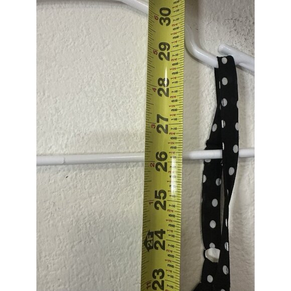 Torrid Sophie Black Polka Dot Sleeveless Chiffon Tank Shirt Size Large (0) - Picture 5 of 7